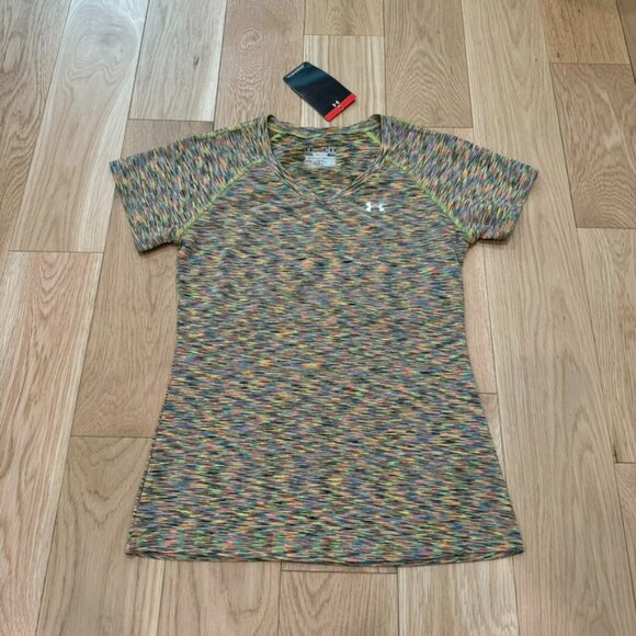 Under Armour Performance Heat Gear Compression T-Shirt Multicolor Medium - Picture 1 of 4